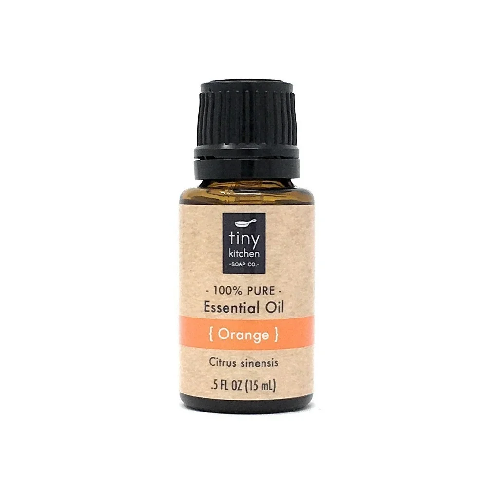 Pure Orange Essential Oil - Citrus sinensis (15 mL / .5 fl oz)